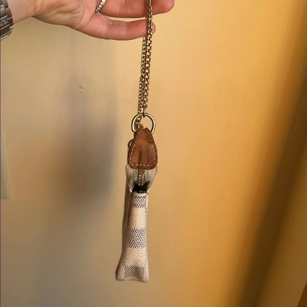 LOUIS VUITTON Damier Azur Mini Pochette - Picture 2 of 10